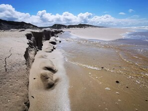 A beach with a rocky shoreline and a clear sky. - 5 Star Holiday Home in Fjerritslev (Fjerritslev)