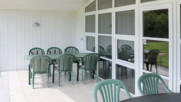 Balcony - Gorgeous Holiday Home in Jutland, Syddanmark With Terrace (Toftlund)
