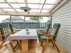 Balcony - Luxurious Holiday Home in Midtjylland With Terrace (Juelsminde)