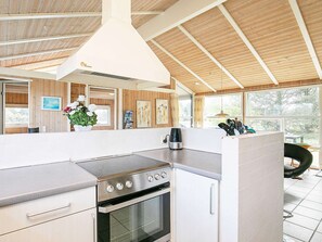 House | Private kitchen | Highchair - 9 Person Holiday Home in Bindslev (Bindslev)