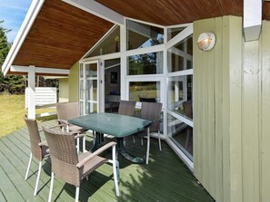 Terrace/patio - Exotic Holiday Home in Nørre Nebel With Sauna (Norre Nebel)