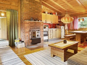 Fireplace, DVD player - Holiday Home in Karl Gustav (Karl Gustav)