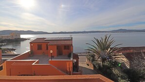 Apartamento, 3 quartos, sacada, vista para o mar | Vista para praia/oceano