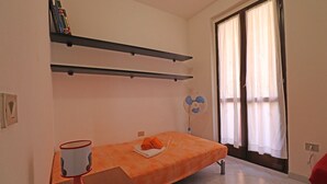 Apartamento, 3 quartos, sacada, vista para o mar | 3 quartos, roupa de cama