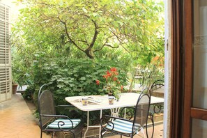 Apartment, 1 Bedroom, Garden Area | Terrace/patio