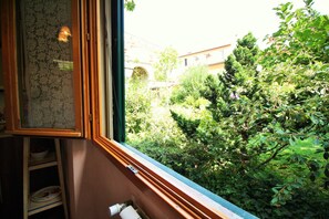 Apartment, 1 Schlafzimmer, zum Garten hin | Ausblick vom Zimmer