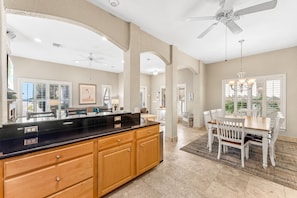House, Multiple Beds (Coastal PleasureS DBTS 4792 Ocean Bl) | Private kitchen