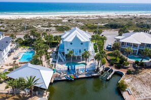 Exterior - Seascape on Perdido Key, Beach FL and Bay Front home! Waterview Hot Tub (Pensacola)