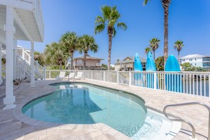 Outdoor pool - Seascape on Perdido Key, FL Beach and Bay Front home! (Pensacola)