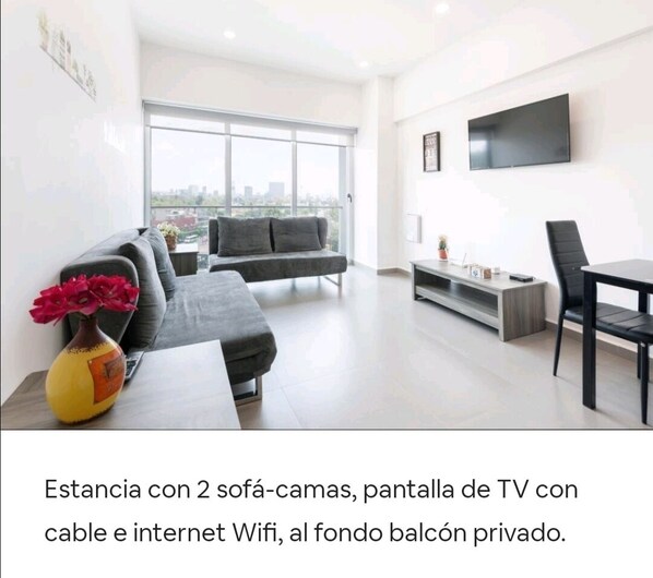 Televisión y reproductor de DVD 