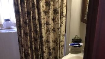 Ensemble douche/baignoire, serviettes fournies