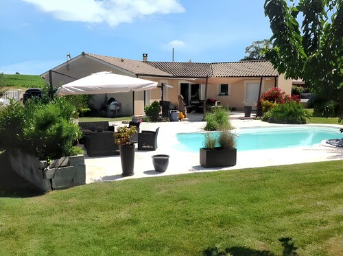 Homerez - Villa pool Saint-Martin-Lacaussade