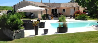 Homerez - Villa pool Saint-Martin-Lacaussade