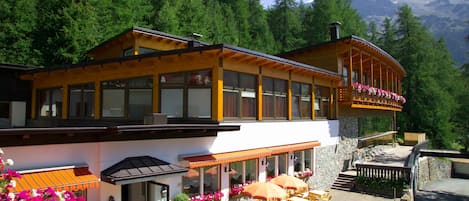 Voorkant van accommodatie