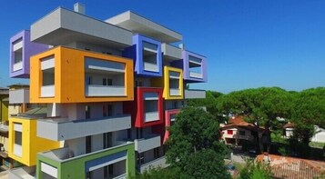 Facciata della struttura