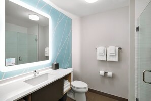 Shower, eco-friendly toiletries, hair dryer, soap - avid hotel Nashville Airport by IHG (Nashville)
