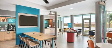 Free daily self-service breakfast