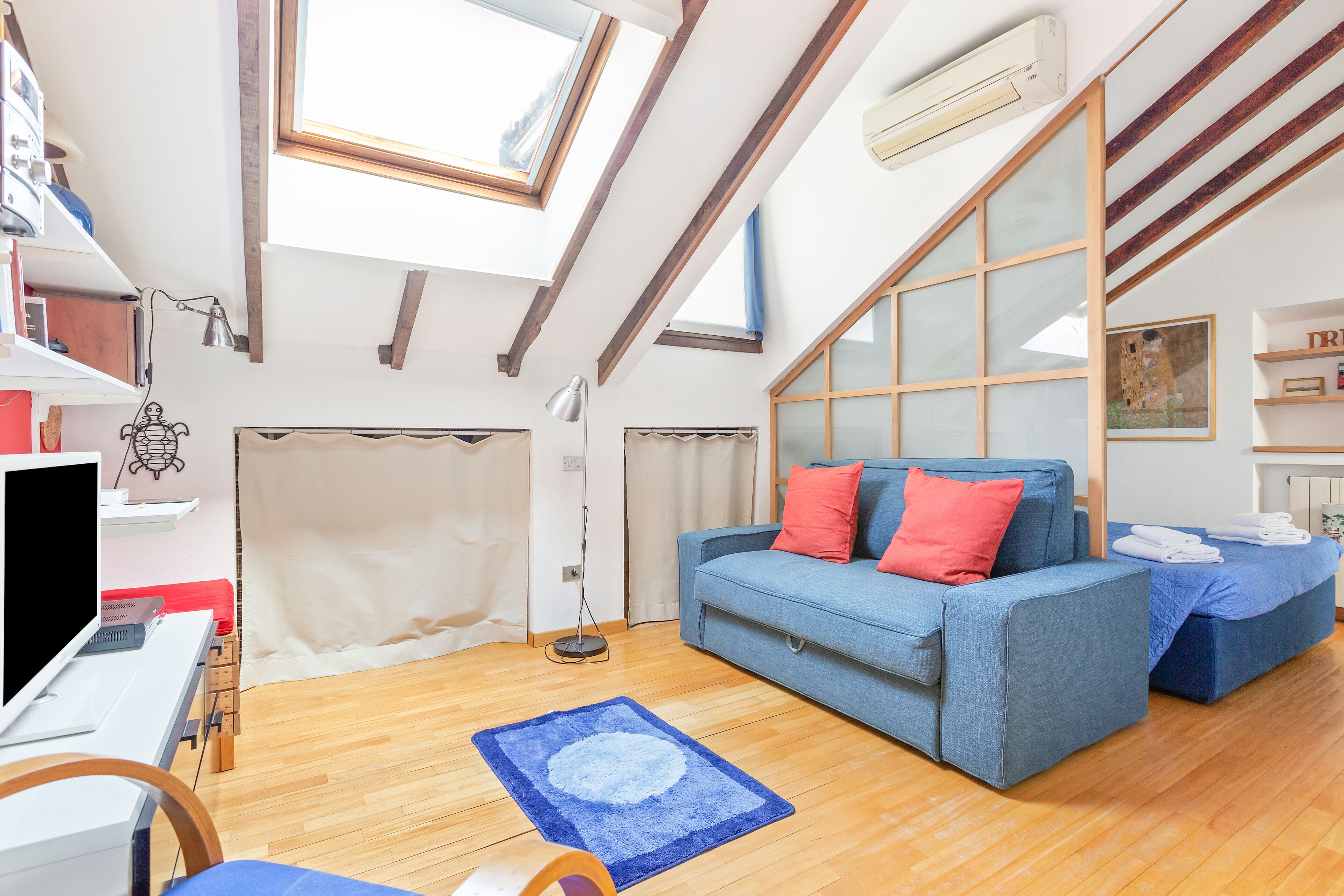 Apartment, 1 Schlafzimmer | Wohnbereich | Flachbildfernseher