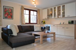 Fernseher, Kamin