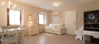 modern, well equipped apartment in a peaceful village in the heart of nature