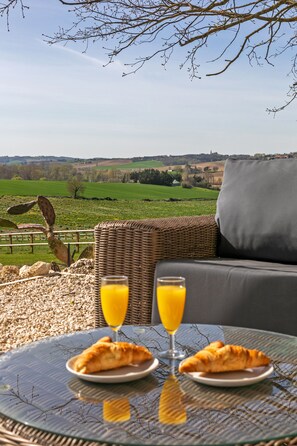 Egyptian cotton sheets, premium bedding, individually decorated - Domaine de Rambeau (Castelmoron-sur-Lot)