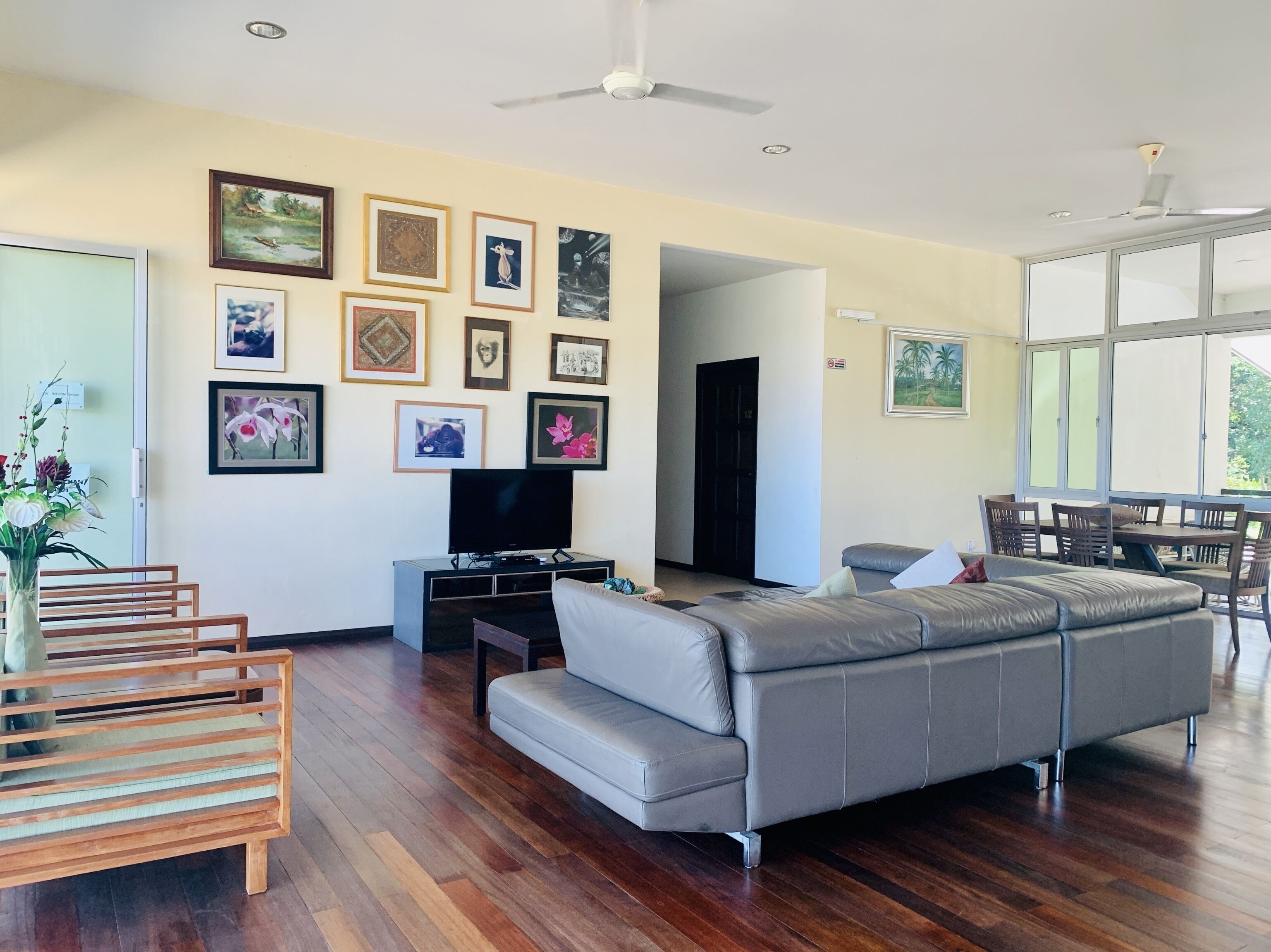 Sitteområde i lobbyen