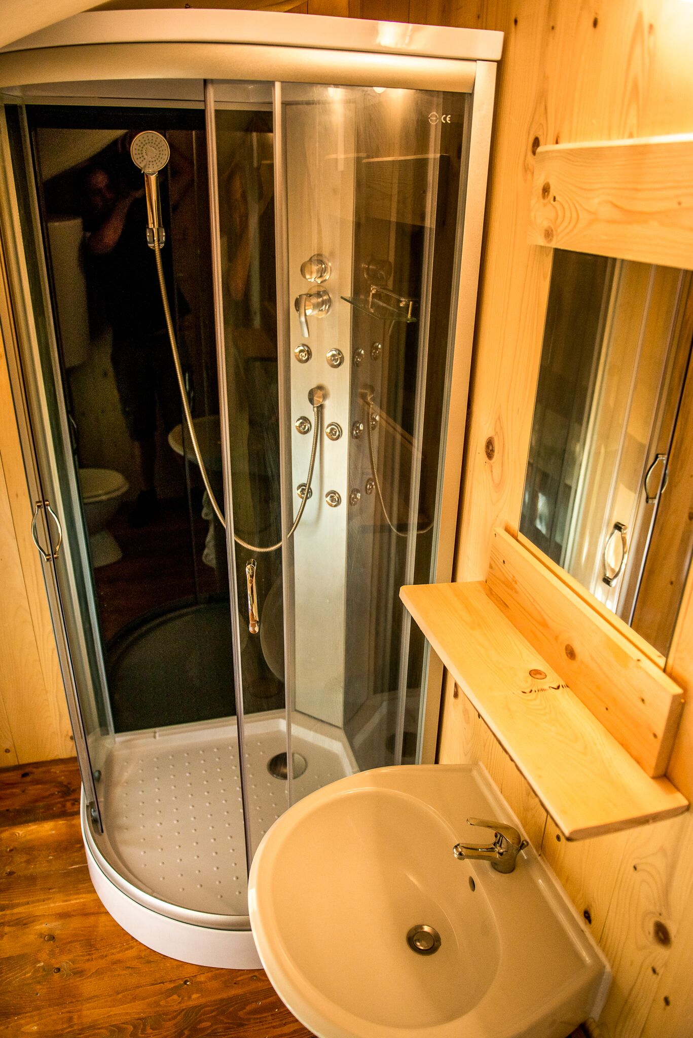Dusj på badet