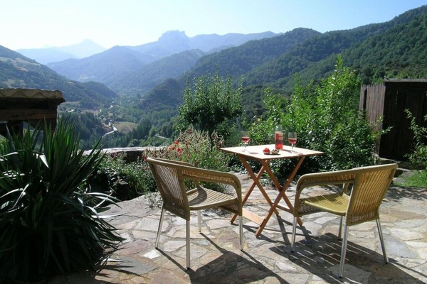 Just sit back and enjoy the stunning views at Olmares