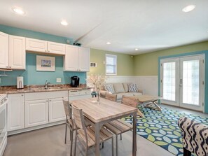 Apartment, 1 King Bed with Sofa bed (Tybee Tyme Lower) | Private kitchen