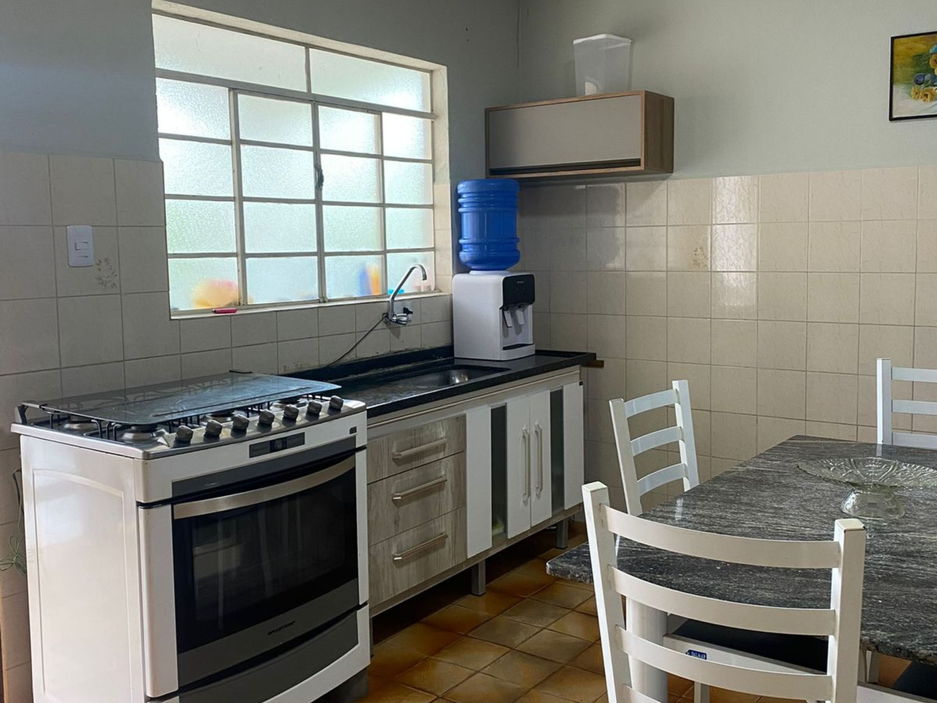 Villa | Private kitchen | Fridge, microwave, oven, stovetop
