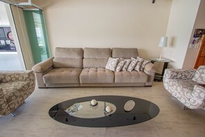 Living room - Apartamento Les Vagues  (Guarujá)