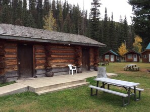Outdoor dining - Clear Sky Resorts Basic Cabin #3 (Essex)