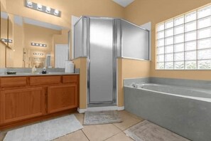 Hair dryer, towels