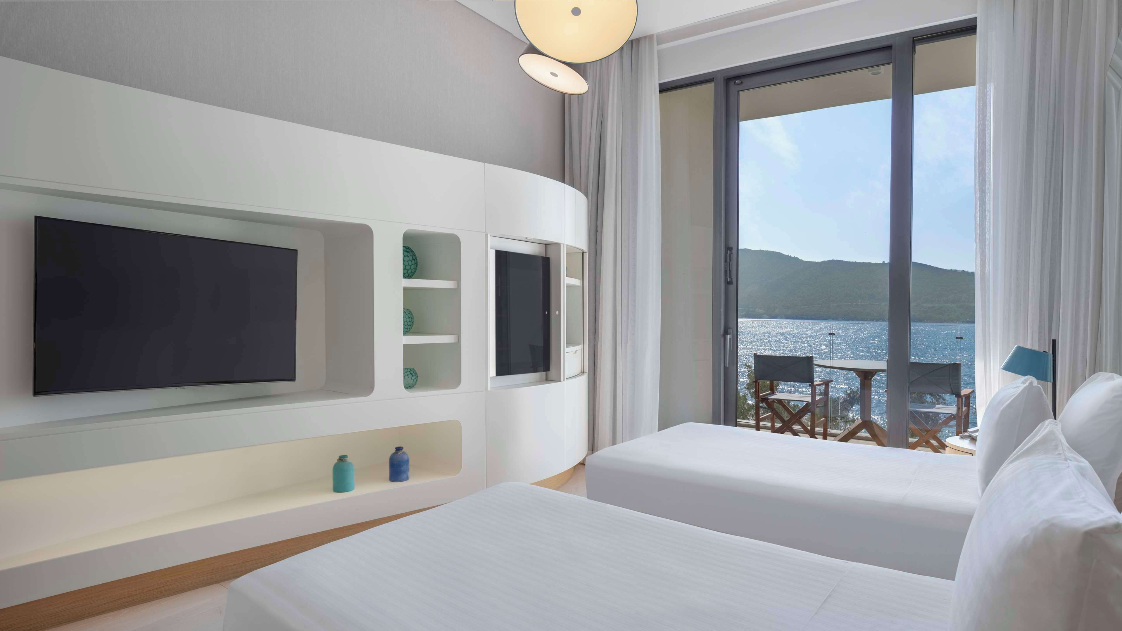premium room, 2 single beds, balcony | view from room