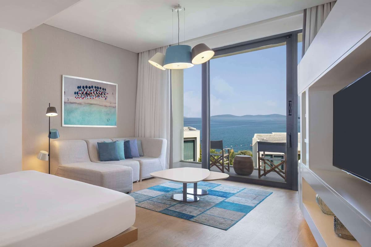 Habitación Premium, 1 cama King size, balcón | Minibar, insonorización, wifi gratis y ropa de cama