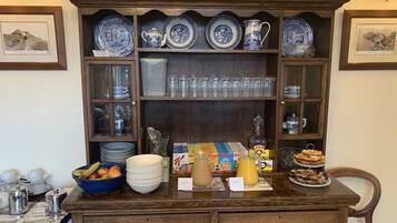 Free daily full breakfast