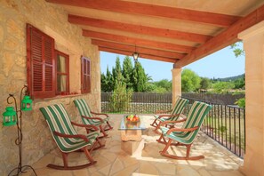 Terrace/patio - Villa Martiner for 4 people with pool (Pollensa)
