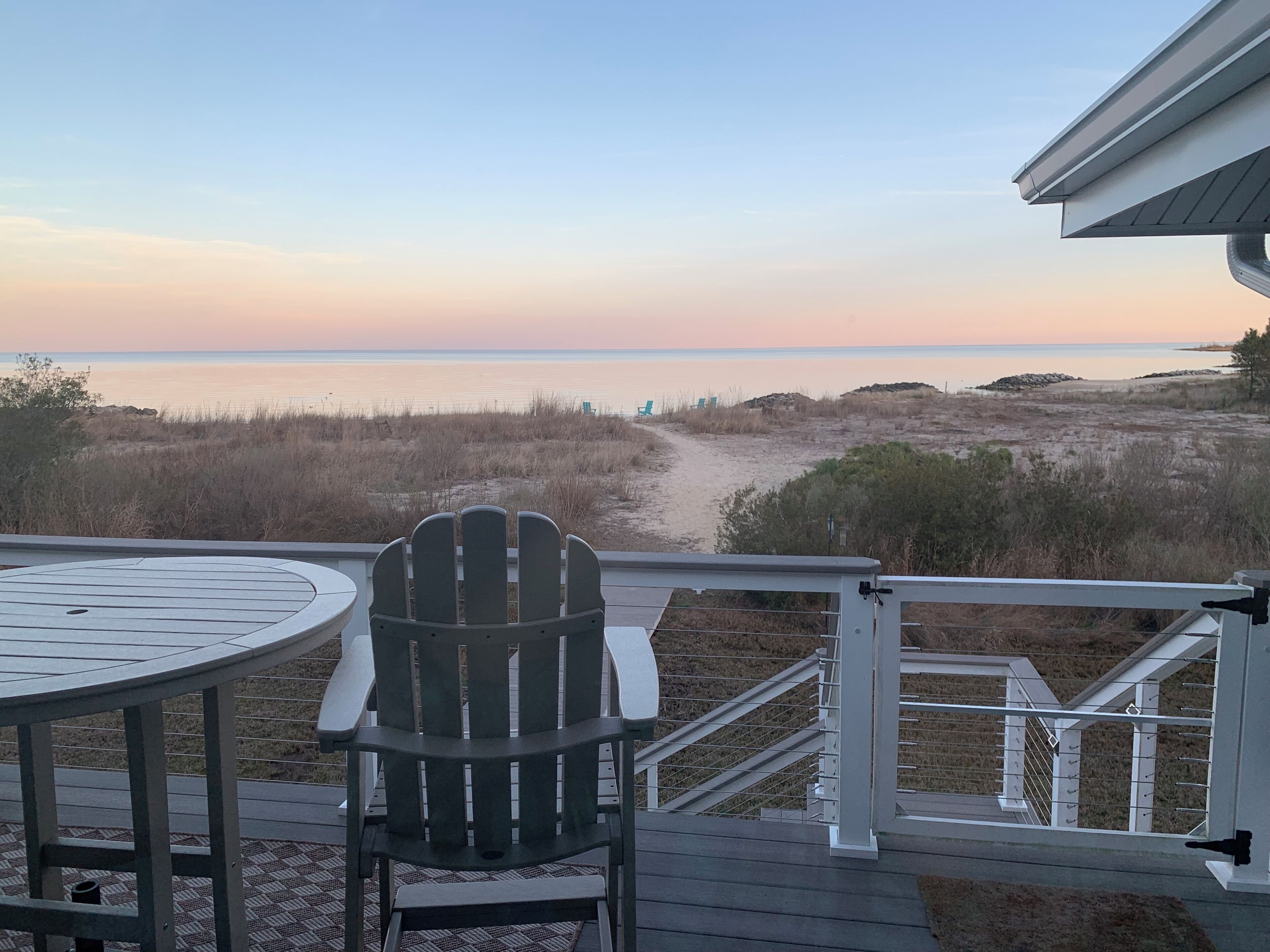 Beautiful bay sunrise