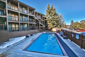 Una piscina riscaldata