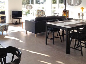 Living area - Spacious Holiday Home in Humble With Beach Nearby (Bindslev)