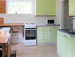 Fridge, microwave, coffee/tea maker