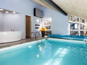 House | Pool | Indoor pool, outdoor pool - 4 Star Holiday Home in Glesborg (Glesborg)