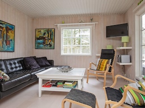Living room - Lavish Holiday Home in Nykøbing Sjælland With Barbecue (Nykobing Sjaelland)