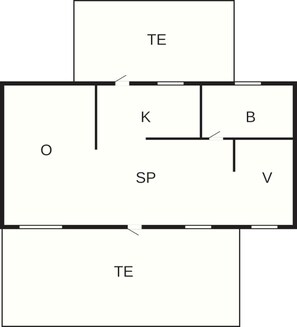 House | Floor plan - Tranquil Holiday Home in Hadsund near Sea (Hadsund)