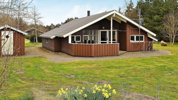 Exterior - Beautiful Holiday Home in Jutland With Sauna (Oksbol)