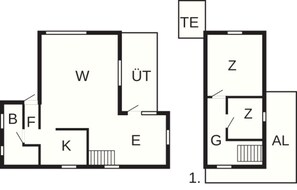 Floor plan - 4 Person Holiday Home in Hadsund (Hadsund)