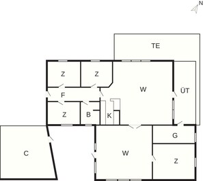 Floor plan - Seaside Serenity at Vejlby Klit-by Traum (Glesborg)