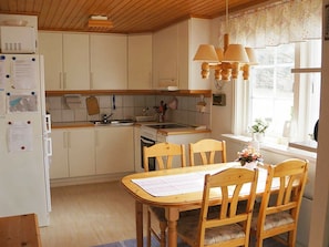 Fridge, microwave, coffee/tea maker