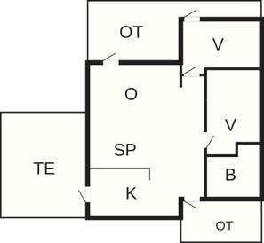 Floor plan - Seaside Escape in Langeland - By Traum Ferienwohnungen (Tranekaer)