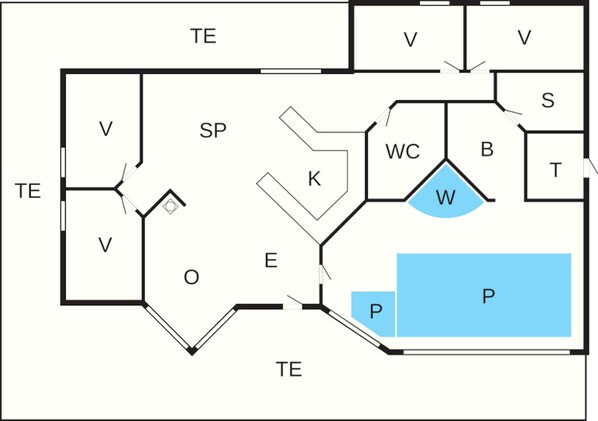 Floor plan - Luxury Retreat by Forest - By Traum Ferienwohnungen (Glesborg)